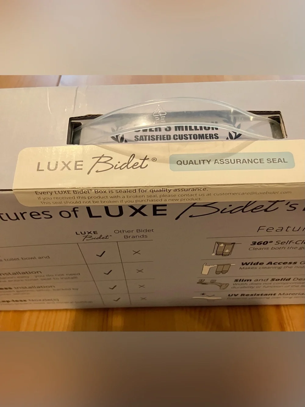 NWOT Factory Sealed Luxe Bidet NEO 120 Plus White